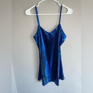 Intimo Sparkling Blue Dress slip small